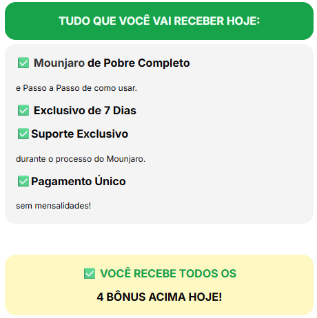 Oferta Mounjaro de Pobre